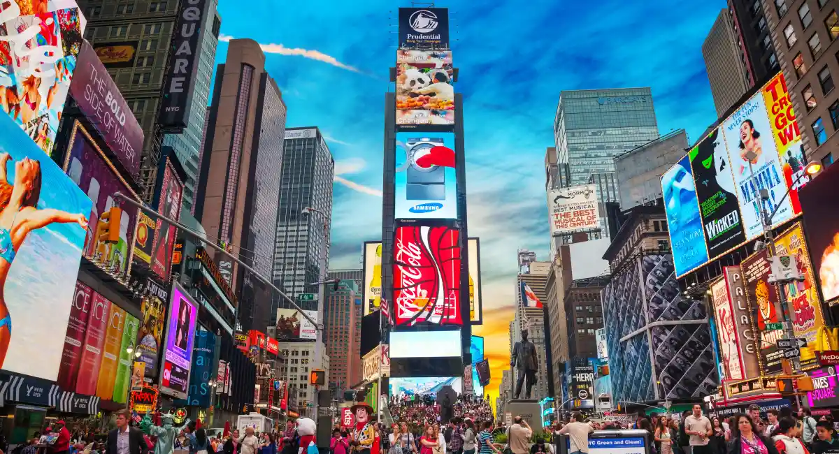Times Square in New York City