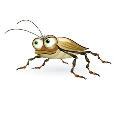 An animated cockroach.