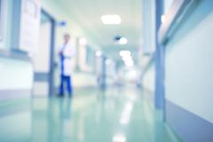 A hospital hallway.