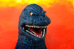 A picture from the film "Godzilla."