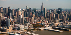 A panorama of New York City.