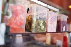 Food storage containers.