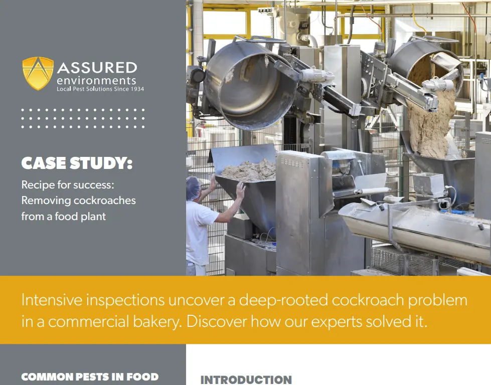 Case Study: Removing Cockroaches from a food plant